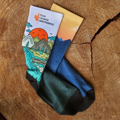 Picture of Orienteering Canada Fundraiser Socks